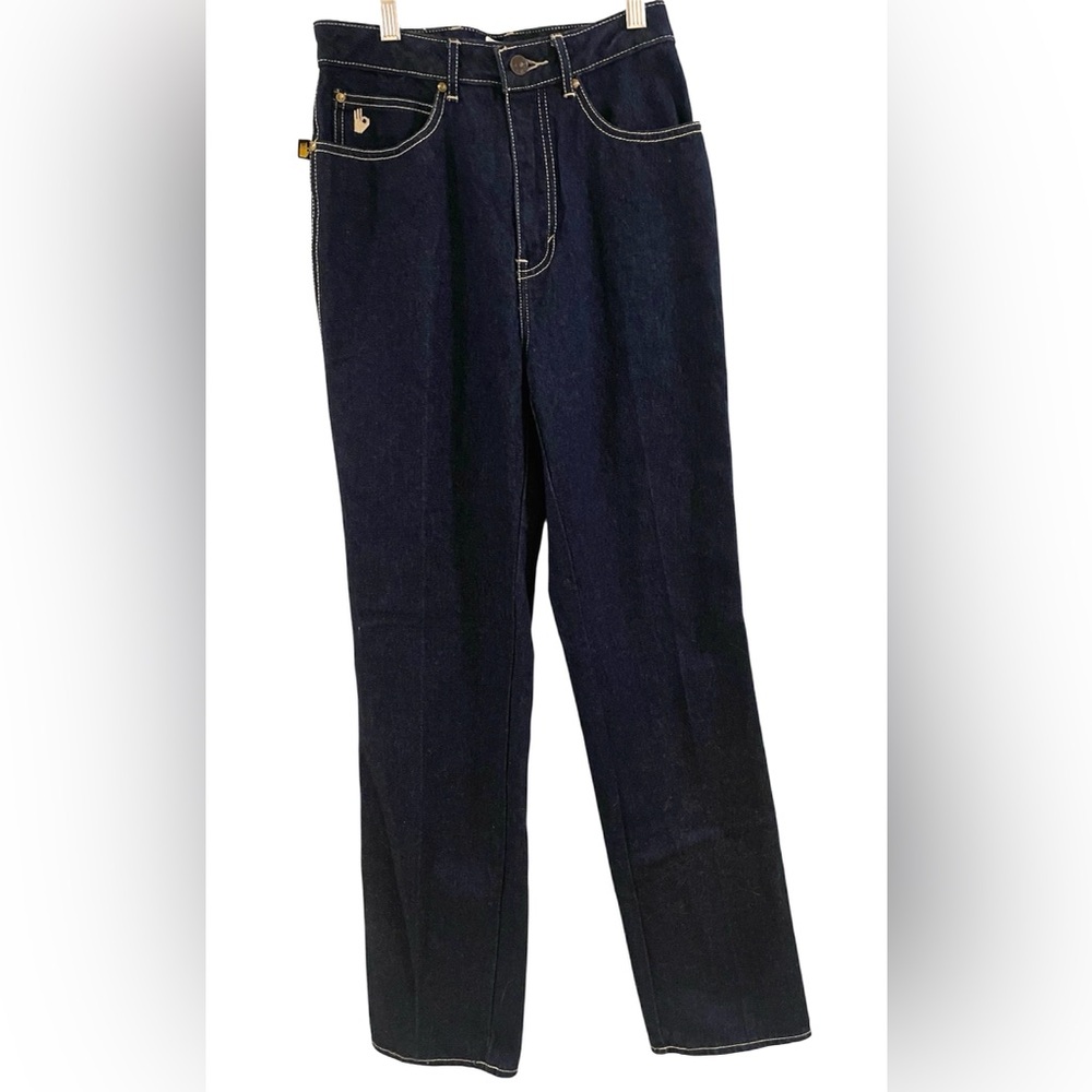 Vintage 90s 80’s Sasson Jeans Dark Blue High Rise size 26/32